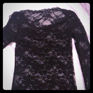 Lace long sleeved shirt